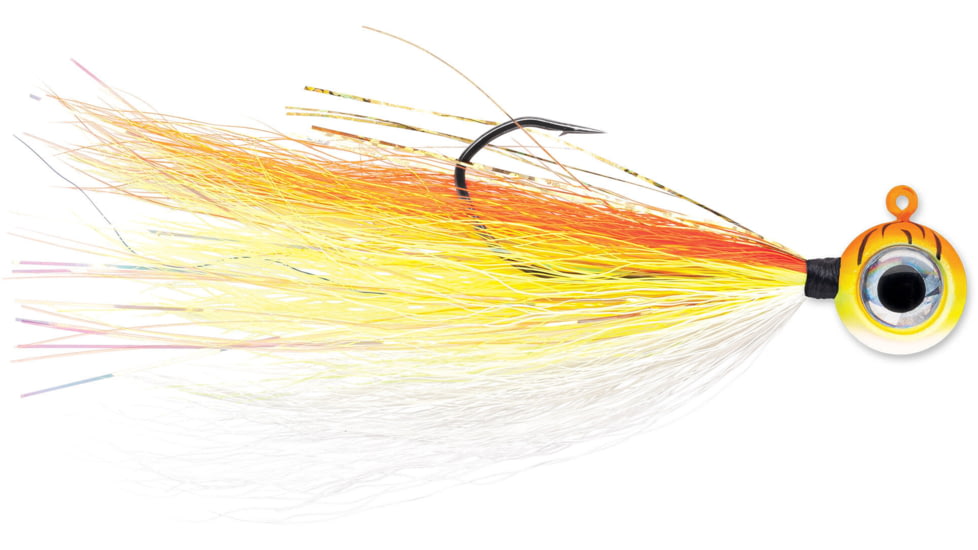 VMC Moontail Jig, Orange Fire UV, 1/4oz, MTJ14-OFU