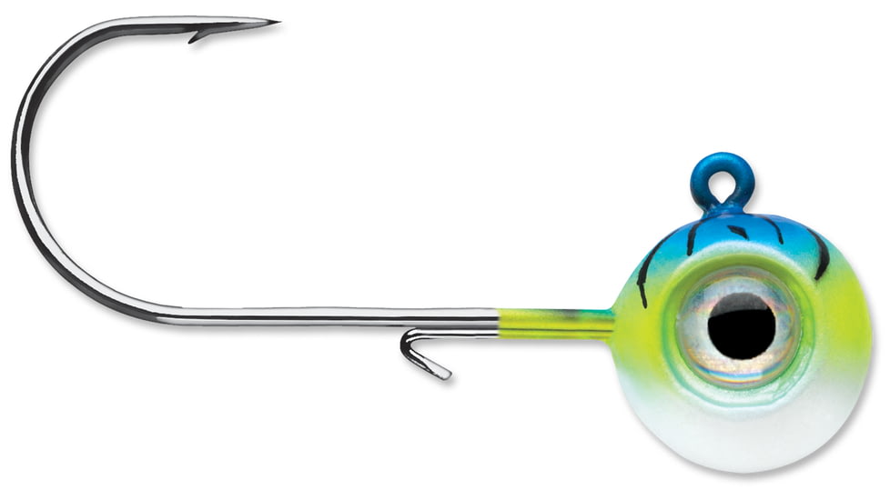 VMC Neon Moon Eye Jig, Blue Fire UV, 1/8oz, NME18-BFU