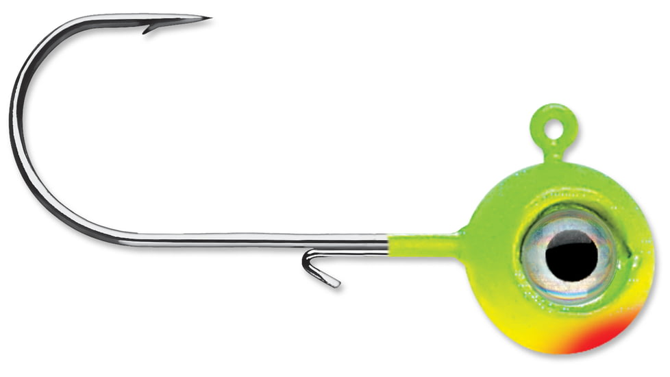 VMC Neon Moon Eye Jig, Chartreuse Lime Green, 1/16oz, NME116-CLG