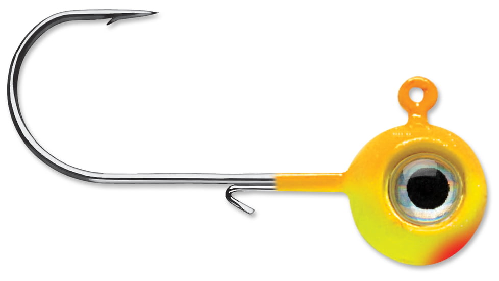 VMC Neon Moon Eye Jig, Chartreuse Orange, 1/8oz, NME18-CO