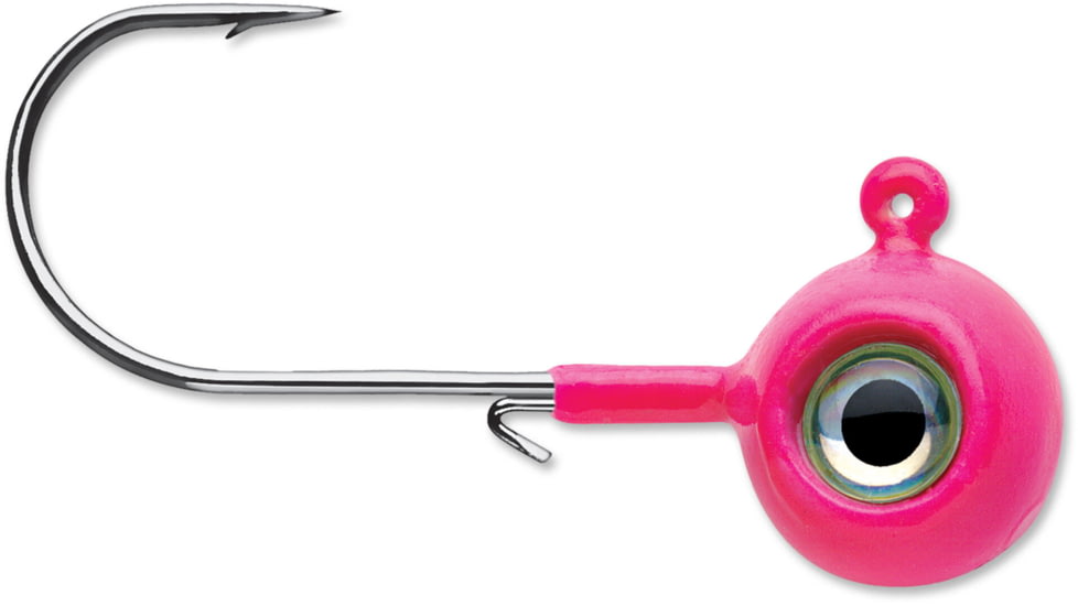 VMC Neon Moon Eye Jig, Glow Pink, 1/8oz, NME18-GLPK