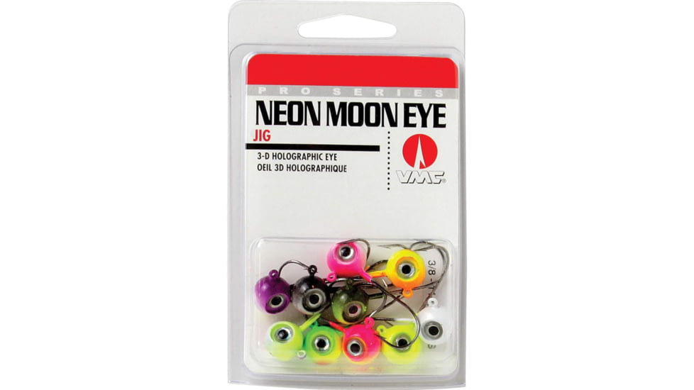VMC Neon Moon Eye Jig Kit, Assorted, 1/16oz, NME116K-ASST