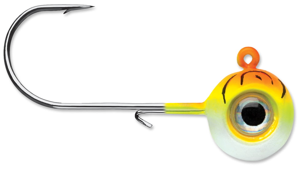 VMC Neon Moon Eye Jig, Orange Fire UV, 1/32oz, NME132-OFU