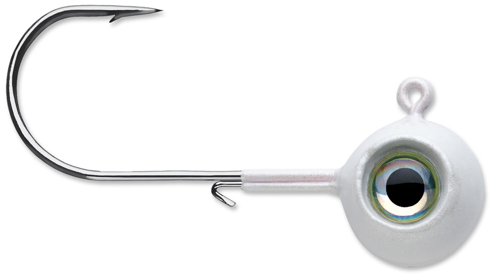 VMC Neon Moon Eye Jig, White, 1/32oz, NME132-WHT