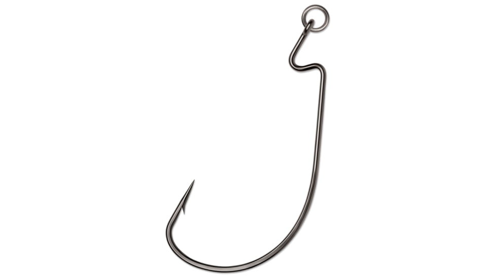 VMC Ringed Wide Gap Hook, Black Nickel, Size 2/0 , 5 Pack, RWG#2/0BNPP