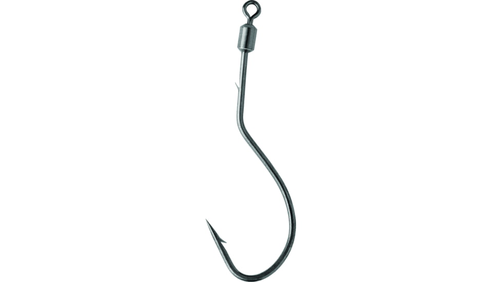 VMC Spindrift Hook, Black Nickel, Size 1, 6 Per Pack, SPD#1BNPP