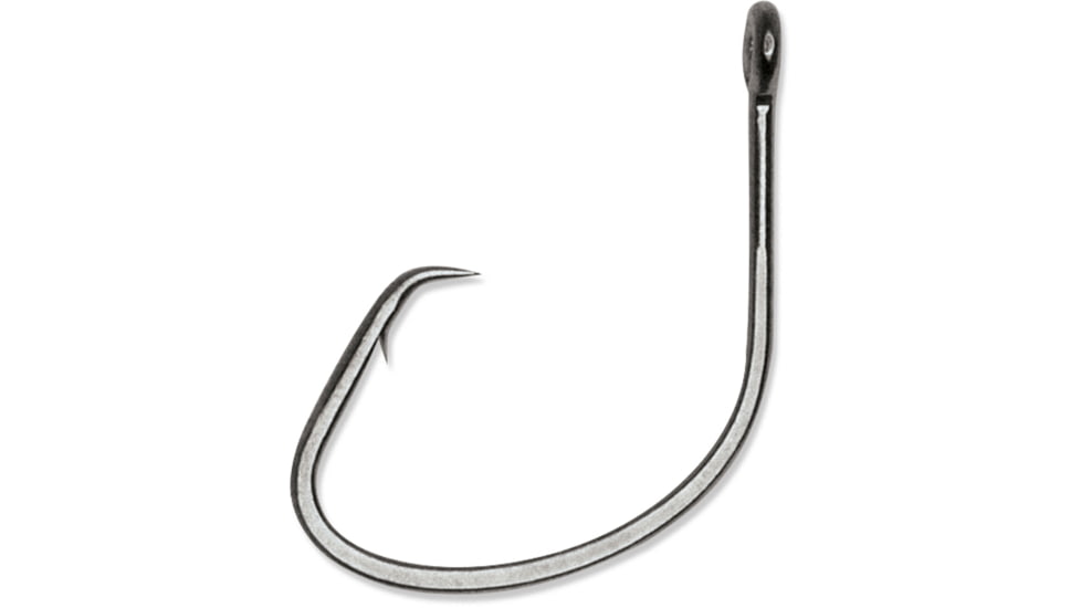 VMC SureSet Circle Hook, 1X Strong, Offset, Vanadium Steel, Needle Point, Coastal Black, Size 5/0, 7/Pack, 7381CB#5/0PP