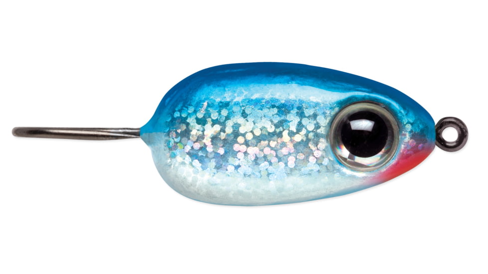 VMC Tear Drop Jig, 1/16 oz, Glow Blue Shiner, TDJ116GBSH
