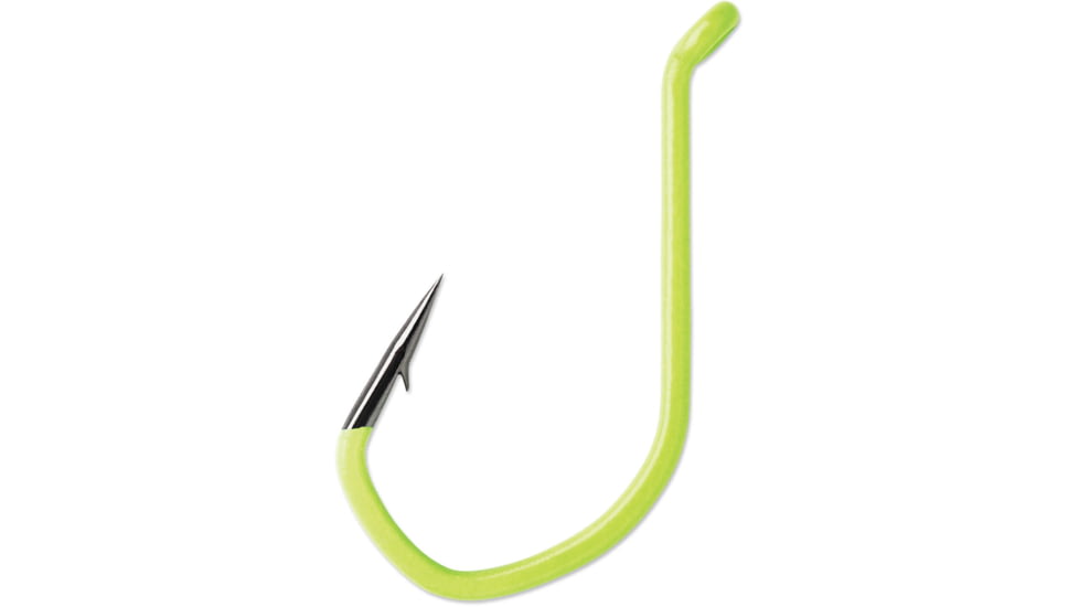 VMC TechSet Live Bait Hook, Flo Chartreuse, #6, 7115FC#6PP