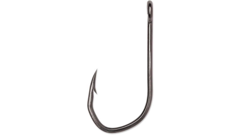 VMC TechSet Siwash Hooks Open Eye, Needle Point, 1X, Black Nickel, #4, 6pk, 7174BN#4PP