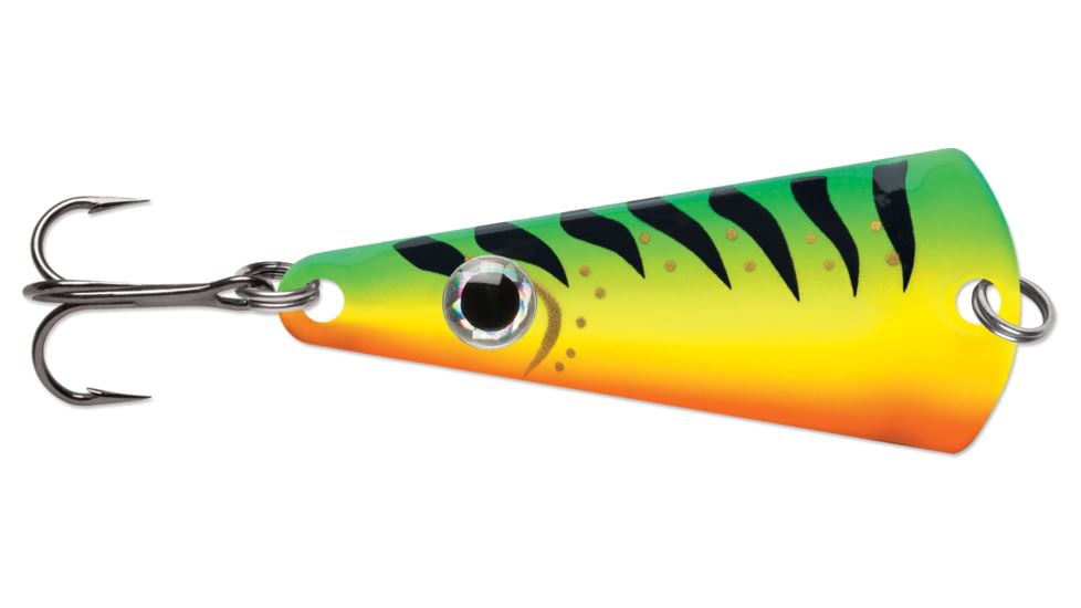 VMC Tingler Spoon 1/16 oz, Glow Fire Tiger, TGS116GFT
