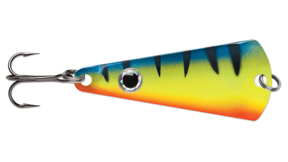 VMC Tingler Spoon 1/16 oz, Glow Hot Perch, TGS116GHP