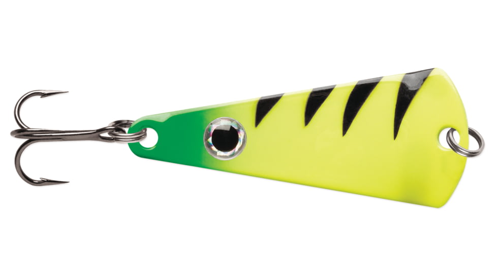 VMC Tingler Spoon 1/16 oz, Glow Slimy Lime, TGS116GSL