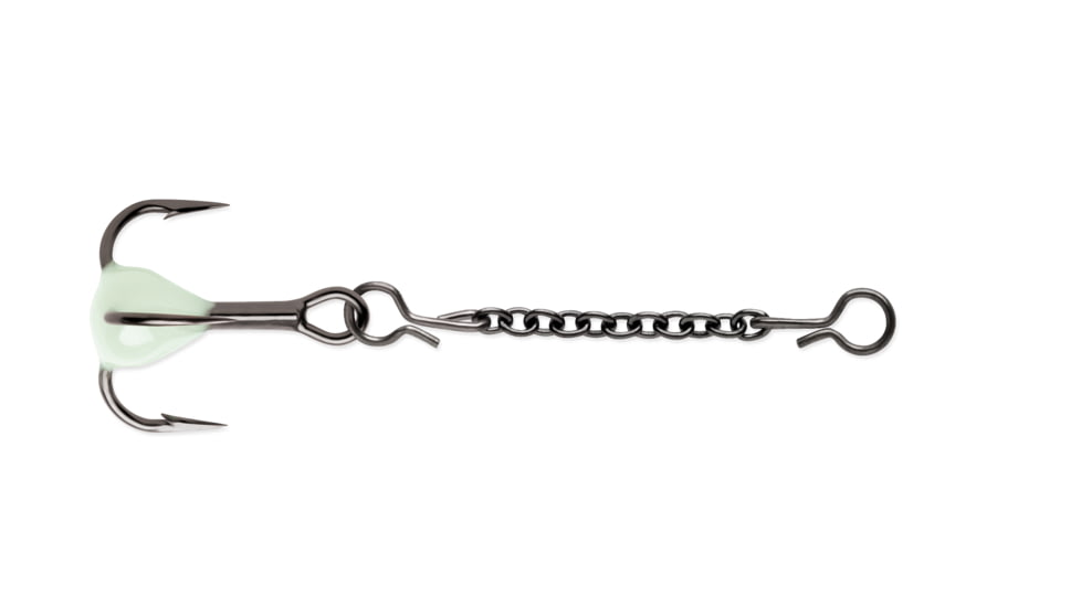 VMC Treble Dropper Chain, 15 mm, Glow, TDC15GL