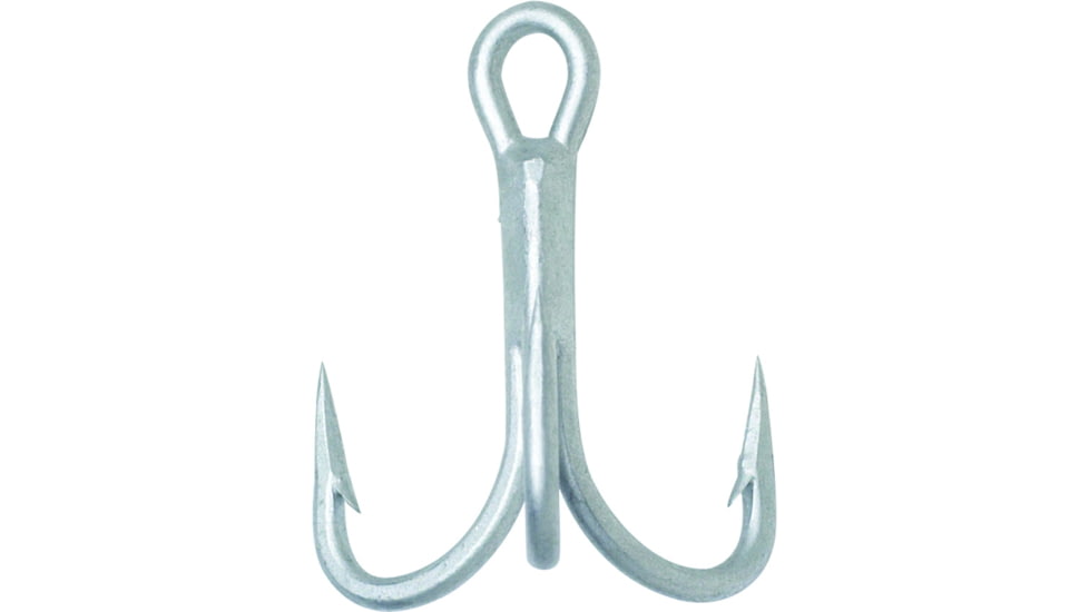VMC Treble Hook with Cut Point, Short Shank OShaughnessy, Heavy Wire, Perma Steel, Size 3/0, 25 Per Pack, 9626PS#3/0C