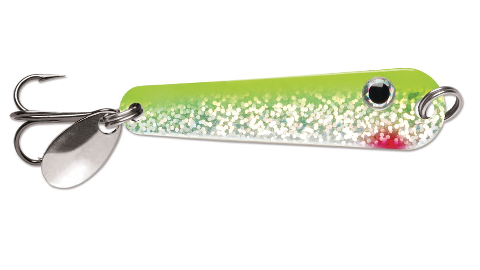 VMC Tumbler Spoon 1/8 oz, Glow Chartreuse Shiner, TMS18GCSH
