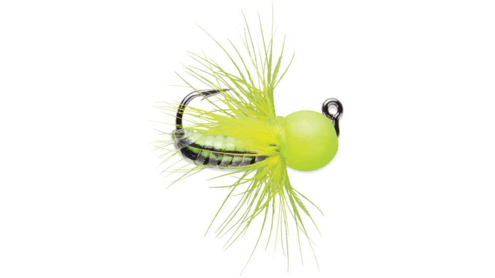 VMC Tungsten Fly Jig, 1/16 oz, Glow Chartreuse, TFJ116GLCH