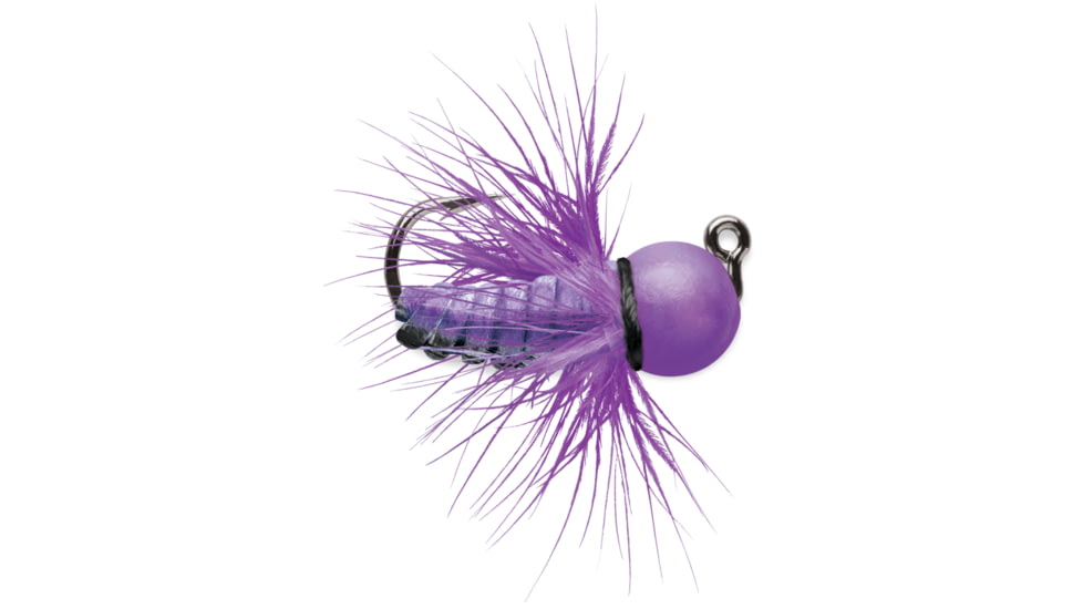 VMC Tungsten Fly Jig, 1/16 oz, Glow Purple, TFJ116GLPRP