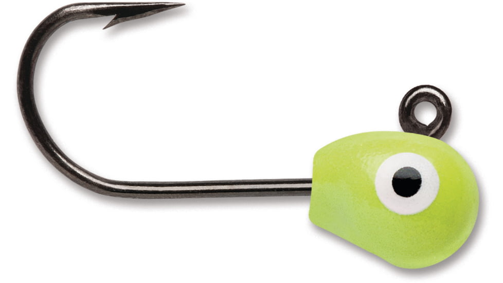VMC Tungsten Mongo Jig 1/32 oz, Glow Chartreuse, TMJ132GLCH