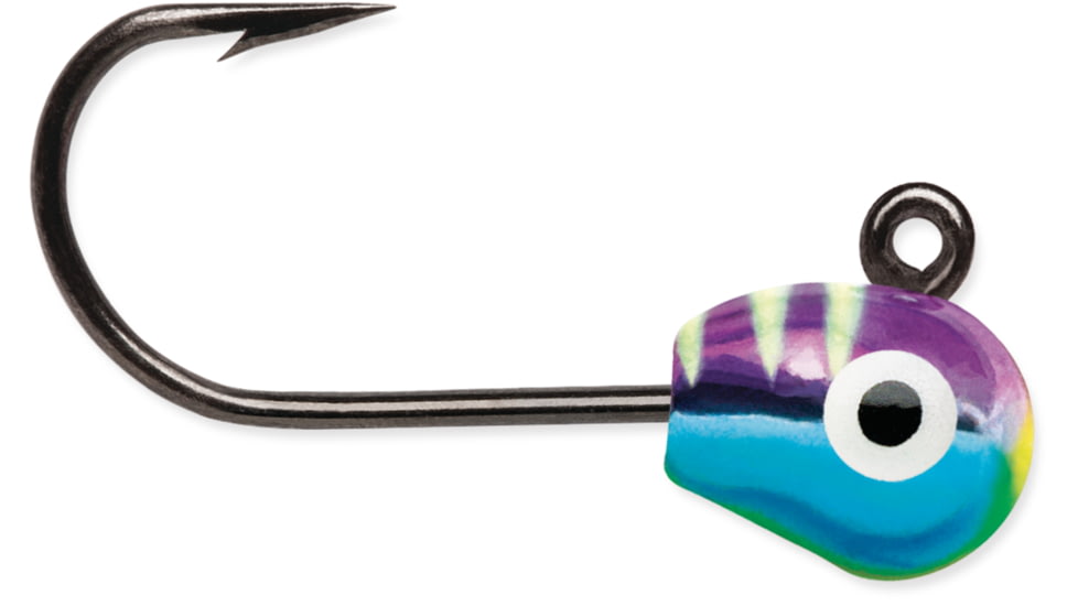 VMC Tungsten Mongo Jig 1/32 oz, Glow Metallic Rainbow, TMJ132GMRBW