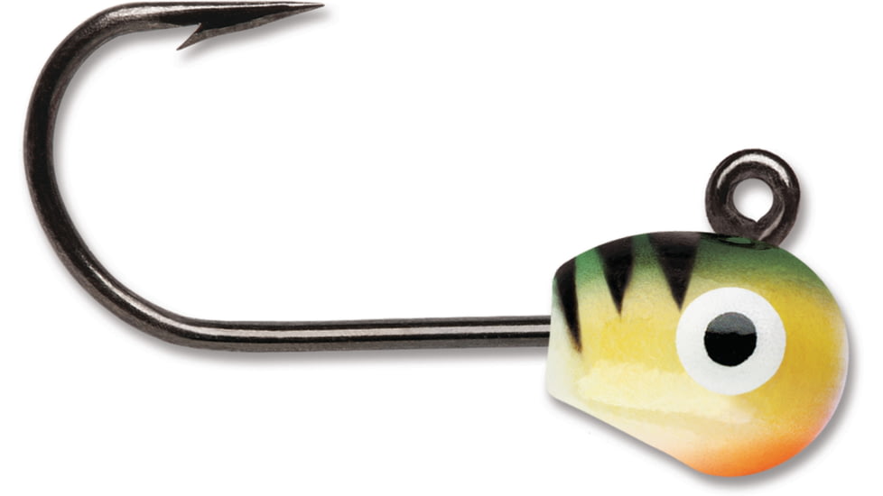 VMC Tungsten Mongo Jig 1/32 oz, Glow Yellow Perch, TMJ132GYP