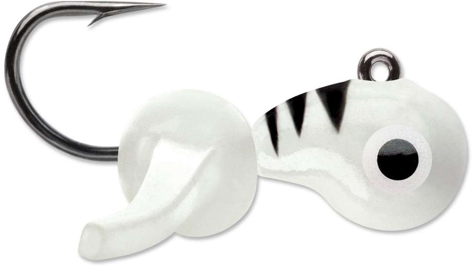 VMC Tungsten Mustache Jig 1/32 oz, Glow Tiger, TMWJ132GLT