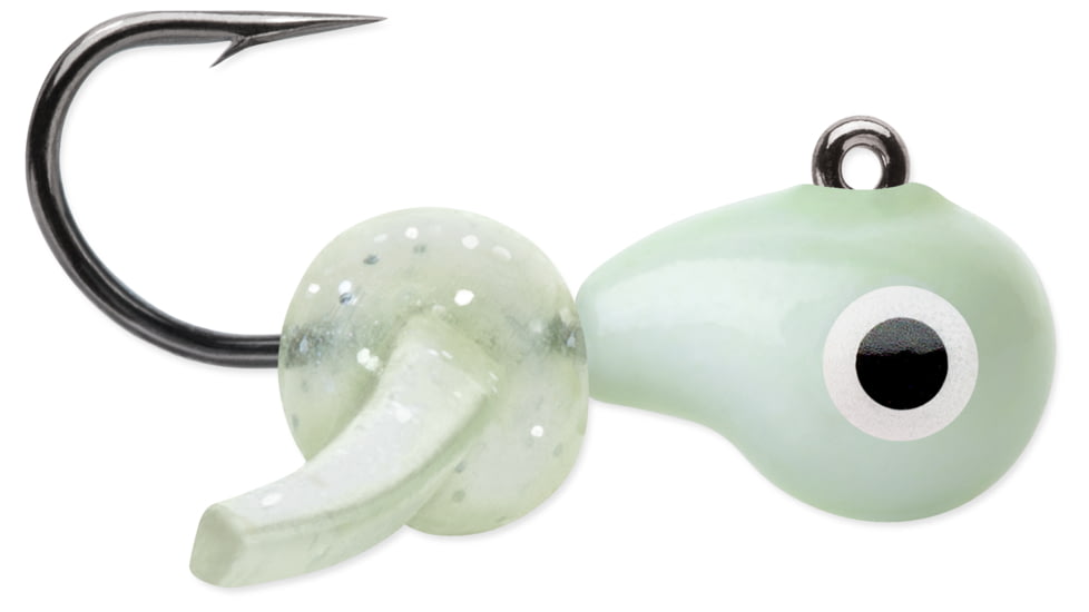 VMC Tungsten Mustache Jig 1/32 oz, Glow, TMWJ132GL