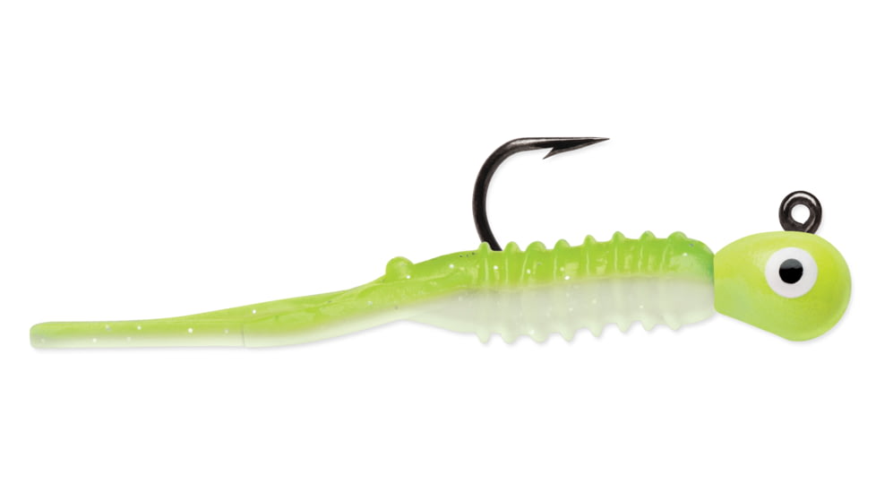 VMC Tungsten Nymph Jig 1/32 oz, Glow Chartreuse, TNYJ132GLCH