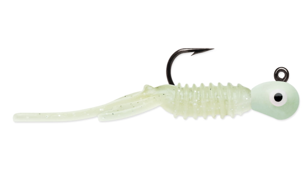 VMC Tungsten Nymph Jig 1/32 oz, Glow, TNYJ132GL