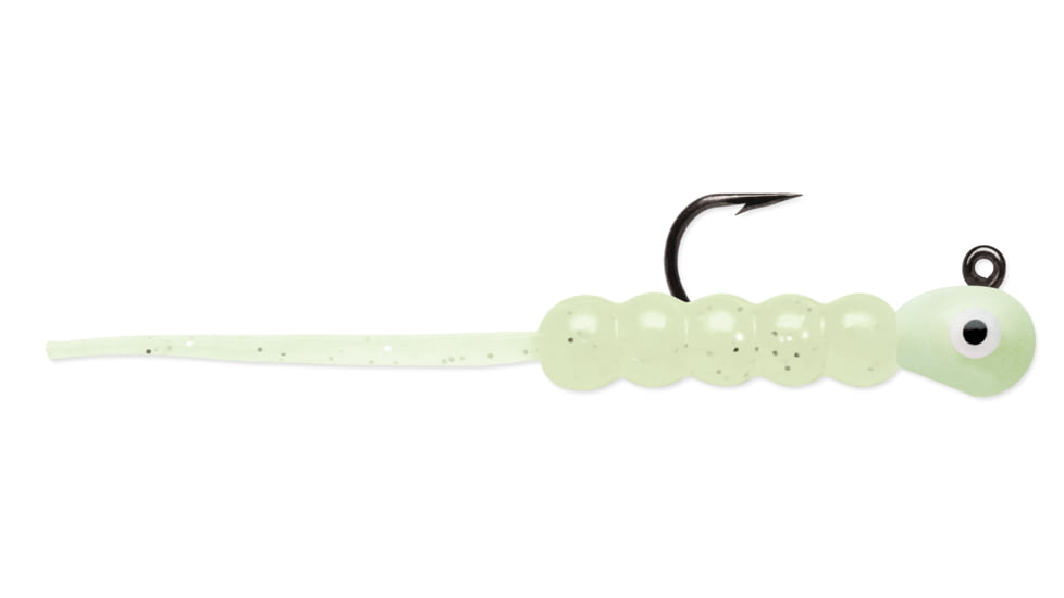 VMC Tungsten Wax Tail Jig 1/32 oz Glow, TWTJ132GL