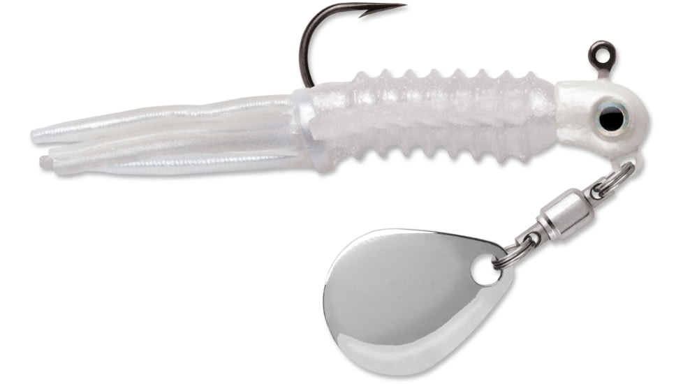 VMC Wingding Spin Jig 1/16 oz, Pearl White, WDSJ116PRLW