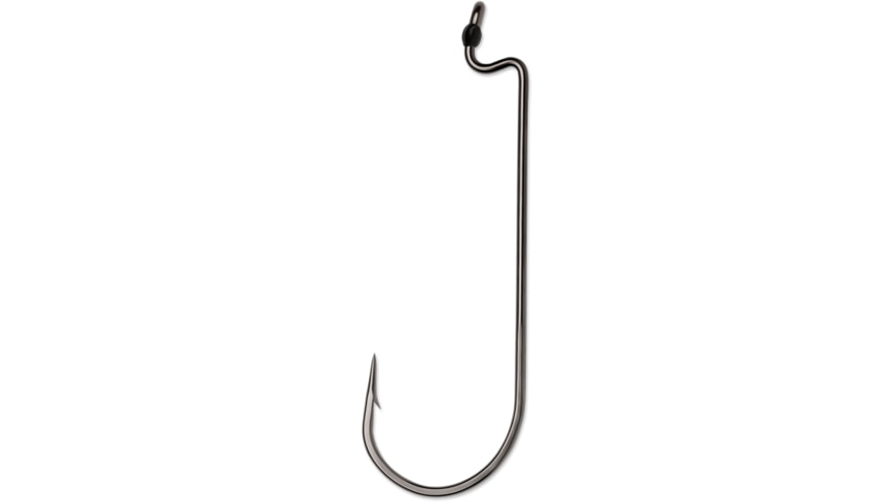 VMC Worm Hook, Black Nickel, Size 3/0, 25 Pack, WM#3/0BNVP