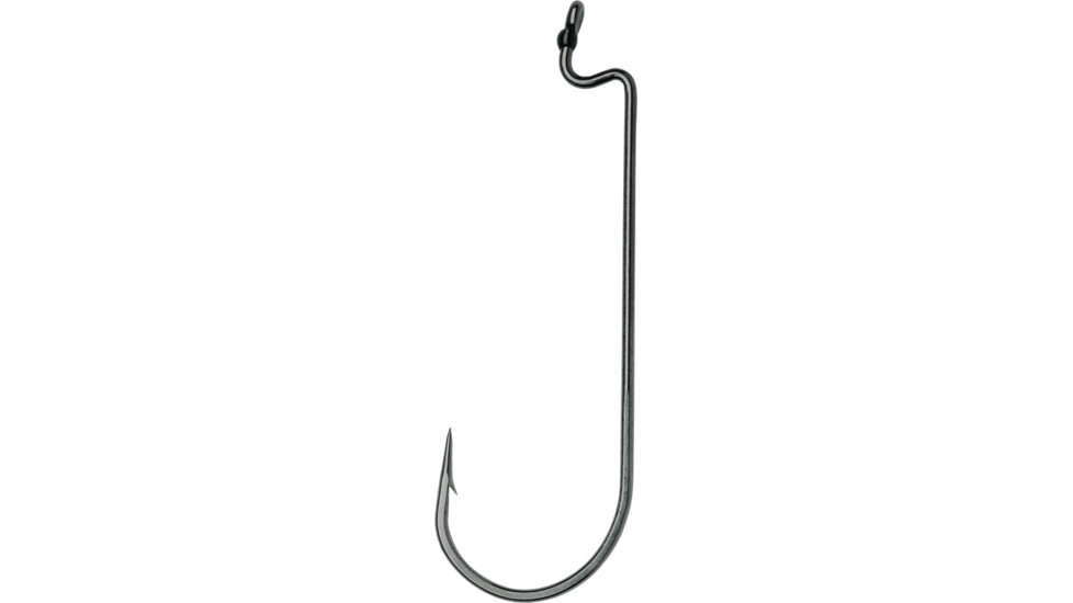 VMC Worm Hooks 5/0Size 5Pc, Black Nickel, Size 5/0, WM#5/0BNPP