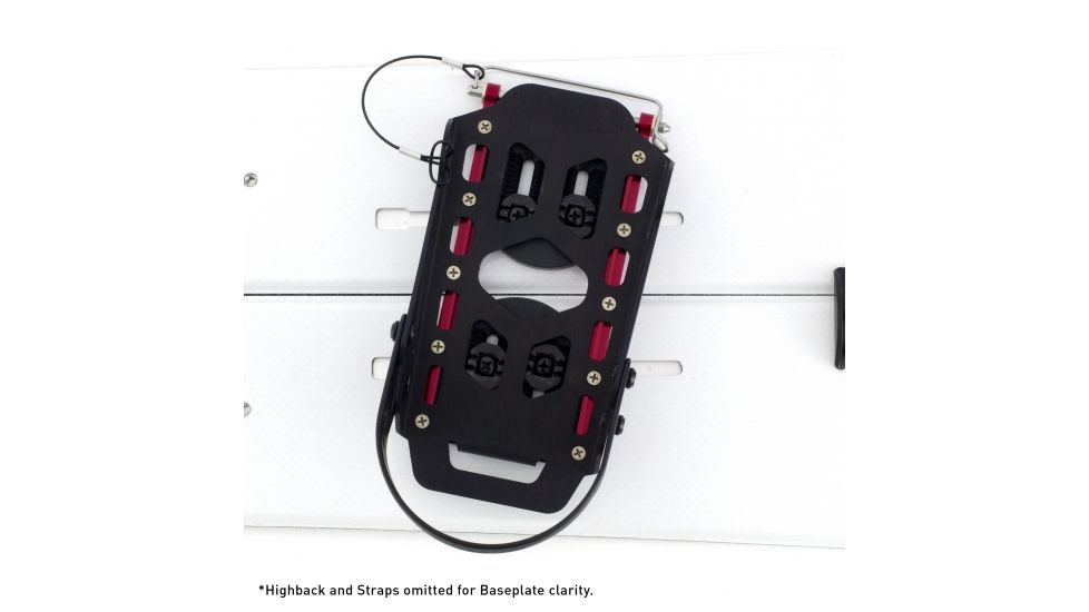 Voile Light Rail Splitboard Binding, Red, Large 11+ USM, 1134-63-LR