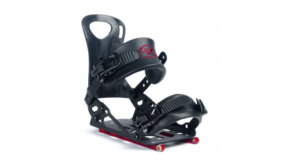 Voile Light Rail Splitboard Binding, Red, Large 11+ USM, 1134-63-LR
