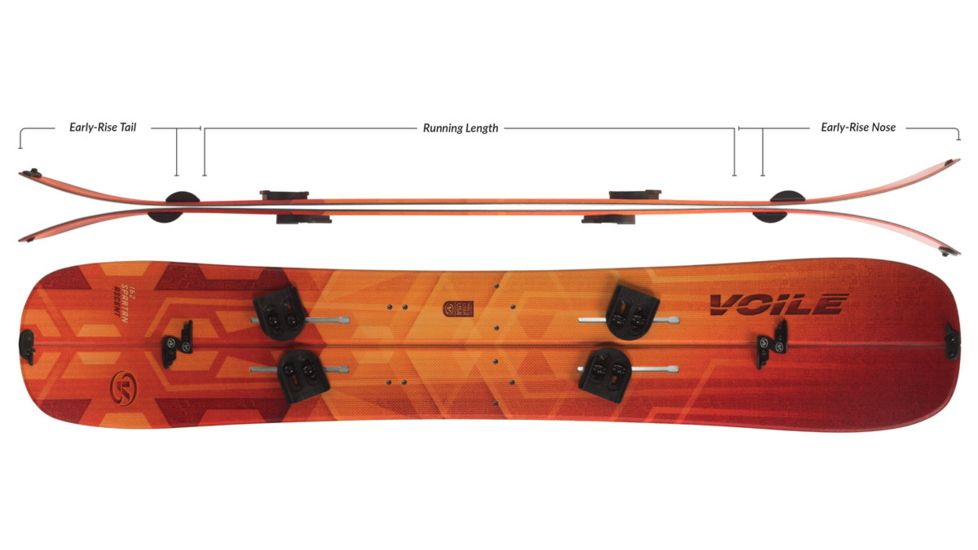 Voile Spartan Ascent Splitboard, 162cm, 1666-162-1819