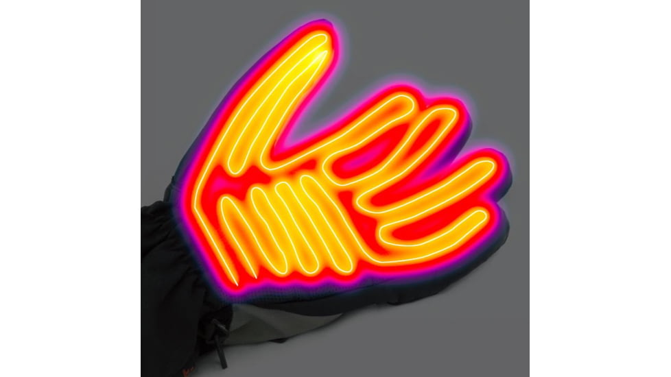 Volt Resistance Alpine Extreme Ski Gloves, Black, 2XL, GL-7V-APX-2XL