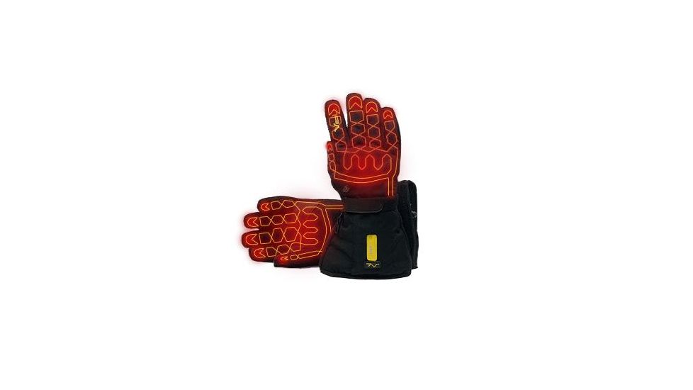 Volt Resistance Fleece 7V Heated Gloves, Black, Large, GL-7V-FG-L