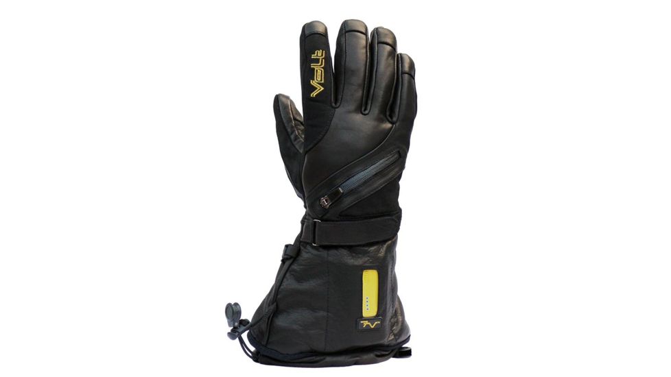 Volt Resistance Titan 7V Leather Heated Ski Gloves - Mens, Black, Large, GL-7V-TNM-L