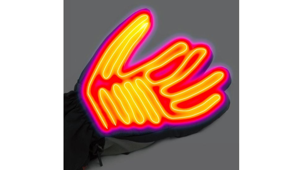 Volt Resistance Titan 7V Leather Heated Ski Gloves - Womens, Black, Large, GL-7V-TNW-L