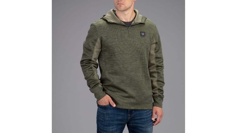 Vortex Frontier Limits 1/4 Zip Hoodie Pullover - Mens, Mayfly, Large, 220-17-MFYL