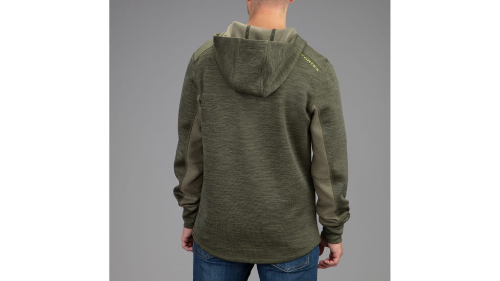 Vortex Frontier Limits 1/4 Zip Hoodie Pullover - Mens, Mayfly, Large, 220-17-MFYL