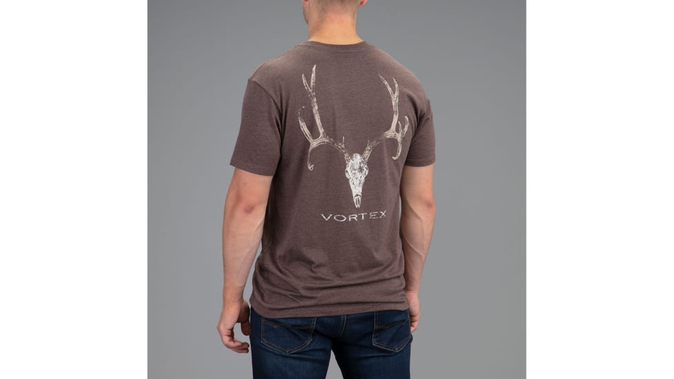 Vortex Head-on Muley T-Shirt - Mens, Brown Heather, Medium, 220-73-BRHM