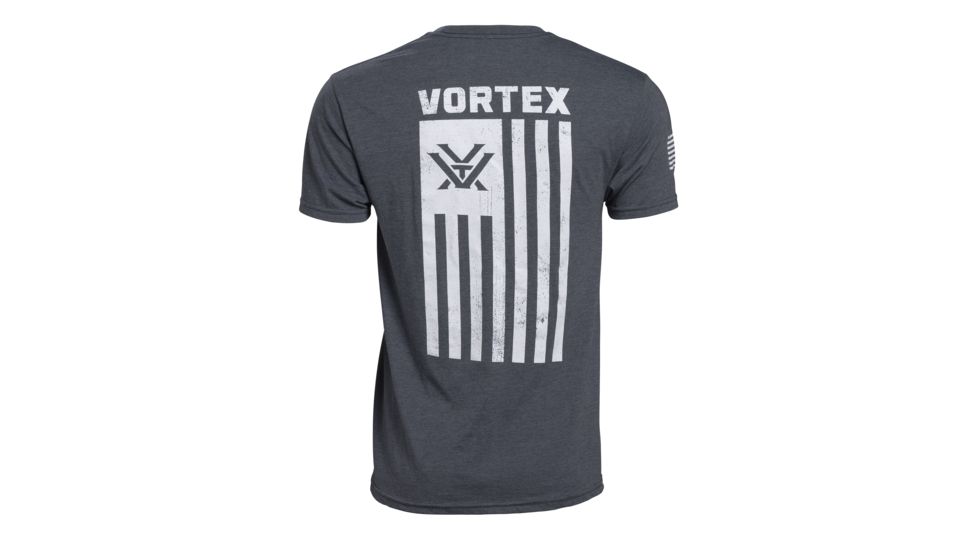 Vortex Men's SS Patriot Tee, Navy Heather, L 119045-NAH-L