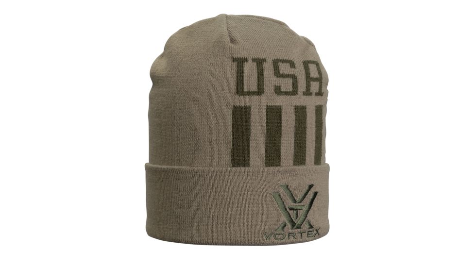 Vortex Men's USA Knit Cap, Olive 219110-OLV