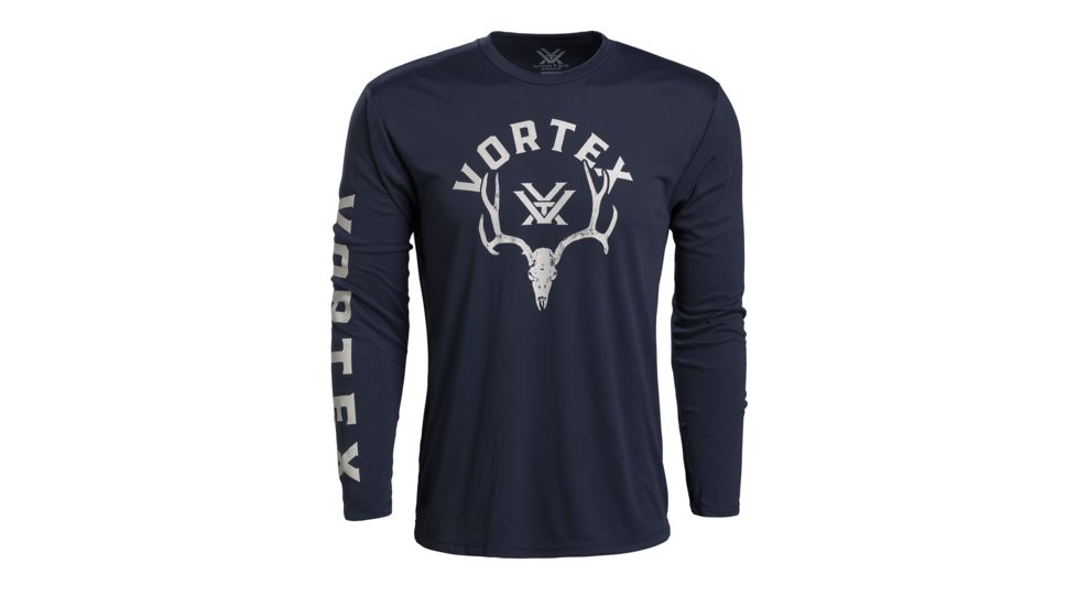 Vortex Navy Heather Antler Envy LS, Navy Heather, XL 219054-NAH-XL