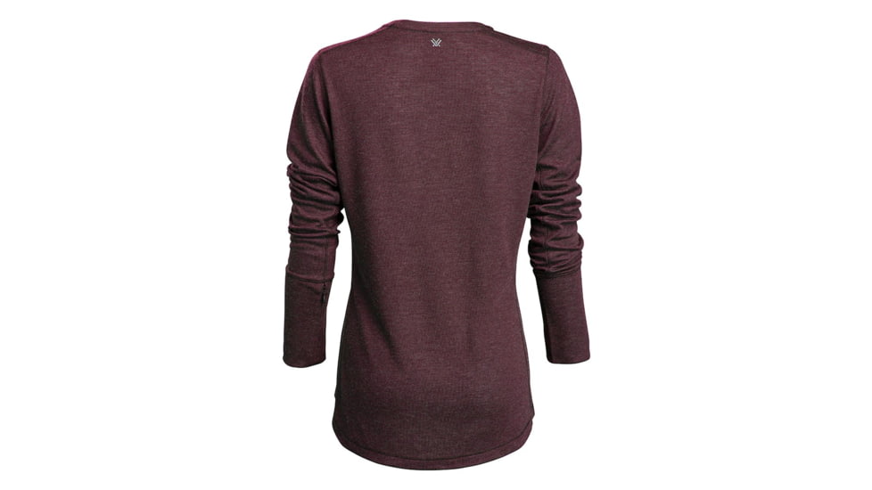 Vortex Point To Point Long Sleeve Shirt - Womens, Rich Mahogany, Small, 220-27-RMAS