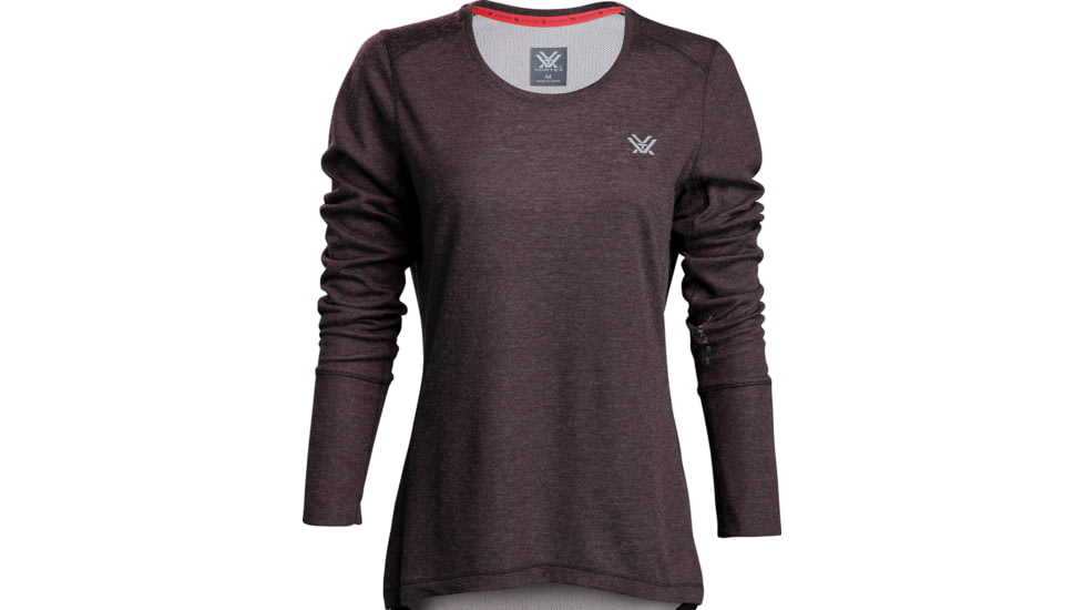 Vortex Point To Point Long Sleeve Shirt - Womens, Rich Mahogany, Small, 220-27-RMAS