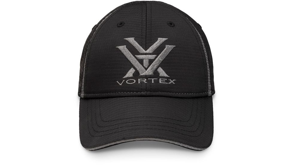 Vortex Pro Performance Cap - Mens, Black/Charcoal, 120-18-BLK