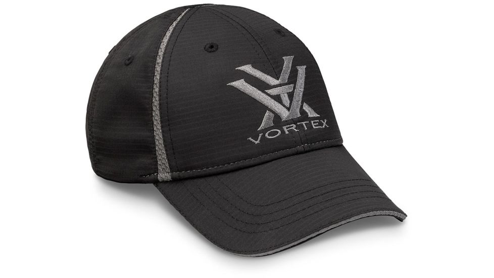 Vortex Pro Performance Cap - Mens, Black/Charcoal, 120-18-BLK